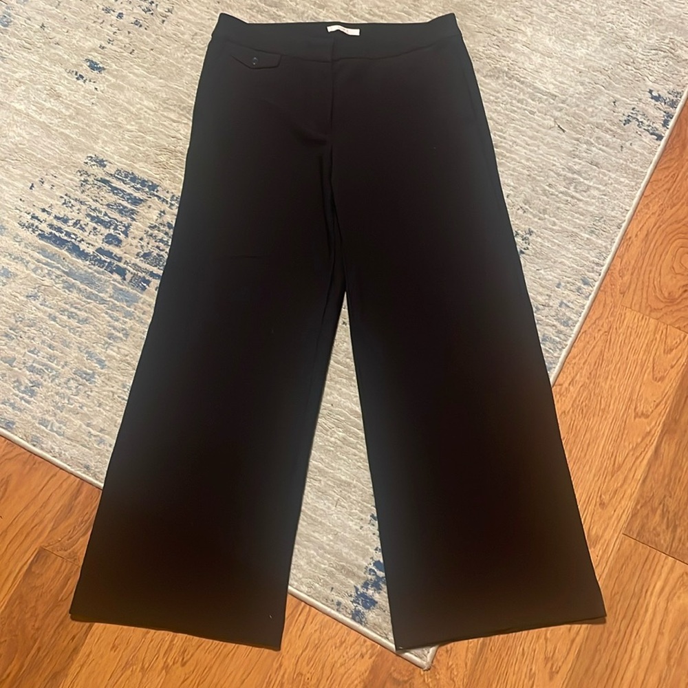 Women’s black loft trouser pants. Size 12.